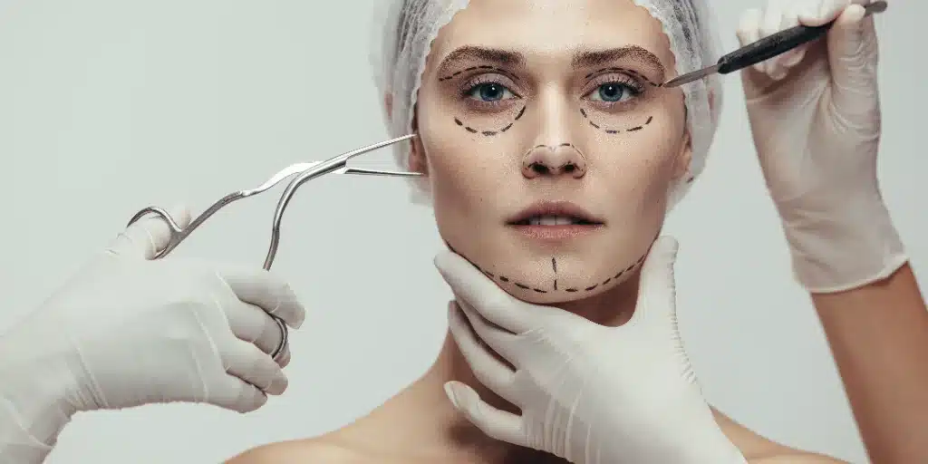 Exploring the Latest Trends in Plastic Surgery for 2026 Woman having cosmetic face surgery